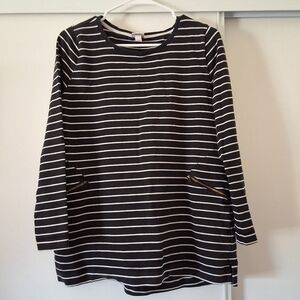 Meronacotton Striped Top Size XL